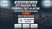 Eti Maden 106 Sürekli İşçi Alacak: Lise ve MYO Mezunlarına 3 İlde İŞKUR Başvurusu