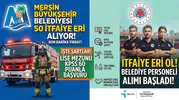 Mersin Büyükşehir Belediyesi 50 İtfaiye Eri Alıyor! Lise Mezunu KPSS 60 Puanla Başvuru
