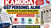 Kamuda 657 Personel Alımı: Üniversiteler ve Kamu Kurumlarında Çok Sayıda Kadro İçin İlan Yayımlandı