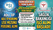 Adli Tıp Kurumu Lise Mezunu Personel Alımı Başladı: KPSS 70 Puanla Başvuru Yapılabilecek