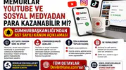 Memurlar YouTube ve Sosyal Medyadan Para Kazanabilir mi? Cumhurbaşkanlığı’ndan 657 Sayılı Kanun Açıklaması