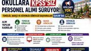 Okullara KPSS’siz Personel Alımı Sürüyor: Temizlik, Bahçe ve Güvenlik Görevlisi Başvuruları İŞKUR’da