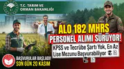 ALO 182 MHRS Personel Alımı Sürüyor: KPSS ve Tecrübe Şartı Yok, En Az Lise Mezunu Başvurabiliyor