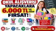 Okul Alışverişi Yapacaklara 6.000 TL’ye Varan Fırsat! Kitap, Kırtasiye, Giyim ve Elektronik Dahil