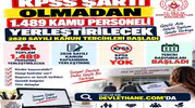 KPSS Şartı Olmadan 1.489 Kamu Personeli Yerleştirilecek: 2828 Sayılı Kanun Tercihleri Başladı