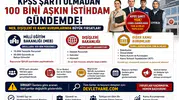 KPSS Şartı Olmadan 100 Bini Aşkın İstihdam Gündemde: MEB, Dışişleri ve Kamu Kurumlarında Fırsatlar