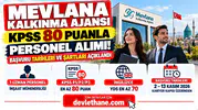 Mevlana Kalkınma Ajansı KPSS 80 Puanla Personel Alacak! Başvuru Tarihleri ve Şartları Açıklandı