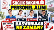 Sağlık Bakanlığı Personel Alımı İçin Tarih Verildi: Hemşire, Ebe, Tıbbi Sekreter ve Şoför Alımı Ne Zaman?
