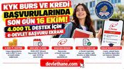 KYK Burs ve Kredi Başvurularında Son Gün 16 Ekim! 4.000 TL Destek İçin e-Devlet Başvuru Ekranı