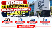 BDDK 15 Sözleşmeli Bilişim Personeli Alacak! KPSS Puanı Olmayanlar da Başvurabilecek
