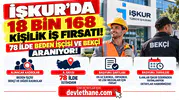 İŞKUR'da 18 Bin 168 Kişilik İş Fırsatı! 78 İlde Beden İşçisi ve Bekçi Aranıyor
