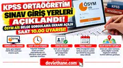 KPSS Ortaöğretim Sınav Giriş Yerleri Açıklandı! ÖSYM AİS Belge Sorgulama Ekranı Açıldı: Saat 10.00 Uyarısı