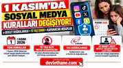 1 Kasım'da Sosyal Medya Kuralları Değişiyor! e-Devlet Doğrulaması, 15 Yaş Sınırı ve Kapanacak Hesaplar
