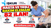İŞKUR'da 82 hasta ve yaşlı bakım elemanı ilanı: İl il kontenjan, sertifika ve başvuru
