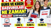 KYK Burs ve Kredi Başvuruları Ne Zaman Başlayacak? 2026-2027 Başvuru Takvimi ve Tutarlar
