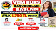 VGM Burs Başvuruları Başladı: Ortaöğrenim Öğrencilerine Aylık 1.750 TL, Son Gün 20 Ekim