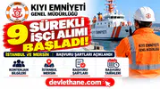 Kıyı Emniyeti 9 Sürekli İşçi Alımı Başladı! İstanbul ve Mersin İçin Başvuru Şartları Açıklandı