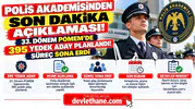Polis Akademisinden Son Dakika Açıklaması! 33. Dönem POMEM'de 395 Yedek Aday Planlandı: Süreç Sona Erdi
