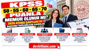 KPSS 50, 55, 60, 65 ve 70 Puanla Memur Olunur mu? 2026 Atama Şartları ve Başvuru Yapılabilecek Kadrolar