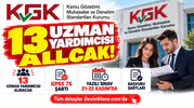 KGK 13 uzman yardımcısı alacak: KPSS 75 şartı, yazılı sınav 21-22 Kasım'da