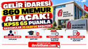 Gelir İdaresi 860 Memur Alacak! KPSS 65 Puanla Başvurular 20 Ekim'de Başlıyor