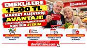 Emeklilere 1.500 TL Market Alışverişi Avantajı! Ziraat Bankası Kampanyasında Son Gün 31 Ekim