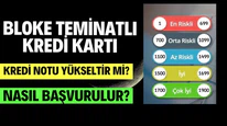 Bloke Teminatlı Kredi Kartı Veren Bankalar Hangileri?