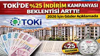 TOKİ’de %25 İndirim Kampanyası Beklentisi Arttı! 2026 İçin Gözler Açıklamada