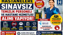 Hastanelere KPSS’siz Temizlik Personeli ve Hastane Hizmetlisi Alımı Başladı! Başvurular İŞKUR’dan Yapılıyor