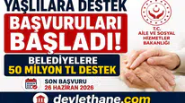 Yaşlılara Destek Başvuruları Başladı! Belediyelere 50 Milyon TL Destek Verilecek