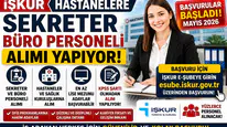 İŞKUR Üzerinden Hastanelere Sekreter ve Büro Personeli Alımı Başladı! KPSS Şartı Yok
