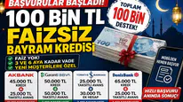100 Bin TL Faizsiz Bayram Kredisi Başvuruları Başladı! İşte Sıfır Faizli Kredi Veren Bankalar ve Tüm Detaylar