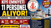 Kıyı Emniyeti 11 Personel Alımı Yapacak! Mühendis, Tekniker ve Veri Giriş Kadroları Açıldı