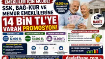SSK, Bağ-Kur ve Memur Emeklilerine 14 Bin TL’ye Varan Promosyon! Başvuru Şartları Açıklandı