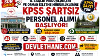 İl Sağlık Müdürlükleri ve Orman İşletme Müdürlüklerine KPSS Şartsız Personel Alımı Başlıyor! İŞKUR Üzerinden Başvurular Alınacak