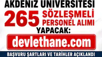 Akdeniz Üniversitesi 265 Sözleşmeli Personel Alımı Yapacak: Başvuru Şartları ve Tarihler Açıklandı