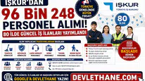 İŞKUR’dan 96 Bin 248 Personel Alımı: 80 İlde Güncel İş İlanları Yayımlandı