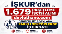 İŞKUR’dan 1.679 Paketleme İşçisi Alımı: Deneyimsiz Adaylara Farklı Sektörlerde İş Fırsatı