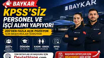 Baykar KPSS’siz Personel ve İşçi Alımı Yapıyor: 200’den Fazla Açık Pozisyon İçin Başvurular Sürüyor