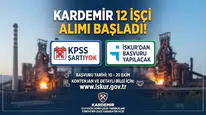 KARDEMİR 12 İşçi Alımı Başladı! KPSS Şartı Yok, İŞKUR’dan Başvuru Yapılacak