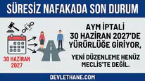 Süresiz nafakada son durum: AYM iptali 30 Haziran 2027'de yürürlüğe giriyor, yeni düzenleme henüz Meclis'te değil