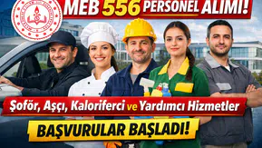 Milli Eğitim Bakanlığı 556 Destek Personeli Alımı Başladı! Şoför, Kaloriferci, Aşçı ve Yardımcı Hizmetler Kadroları Açıldı