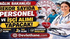 Sağlık Bakanlığı Rekor Sayıda Personel ve İşçi Alımı Yapacak