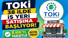TOKİ 38 İlde İş Yeri Satışına Başlıyor! 8 Bin TL Taksitle Büyük Fırsat