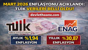 Mart 2026 Enflasyonu Açıklandı! TÜİK Verileri Sonrası Kritik Tablo Ortaya Çıktı
