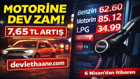 Motorine 7,65 TL Zam Geliyor 6 Nisan’dan İtibaren Fiyatlar Uçacak