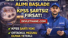 İSPER 15 Sayaç Okuma Personeli Alımı Başladı! KPSS Şartsız Başvuru Fırsatı
