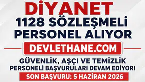Diyanet İşleri Başkanlığı 1128 Personel Alımı Yapıyor: Güvenlik, Aşçı ve Temizlik Personeli Başvuruları Devam Ediyor