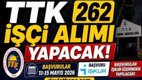 TTK 262 İşçi Alımı Yapacak! Başvuru Tarihi Açıklandı