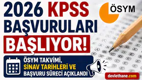 2026 KPSS Başvuruları Başlıyor! ÖSYM Takvimi, Sınav Tarihleri ve Başvuru Süreci Açıklandı